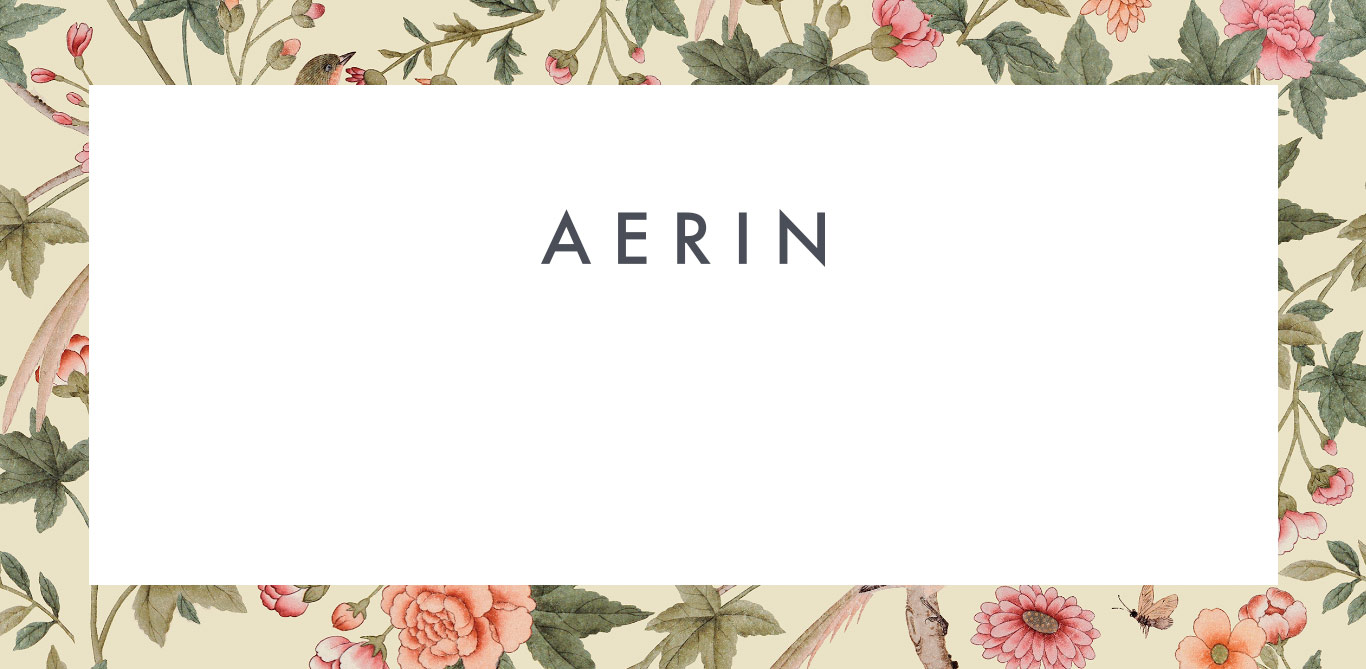 Aerin flower pattern border